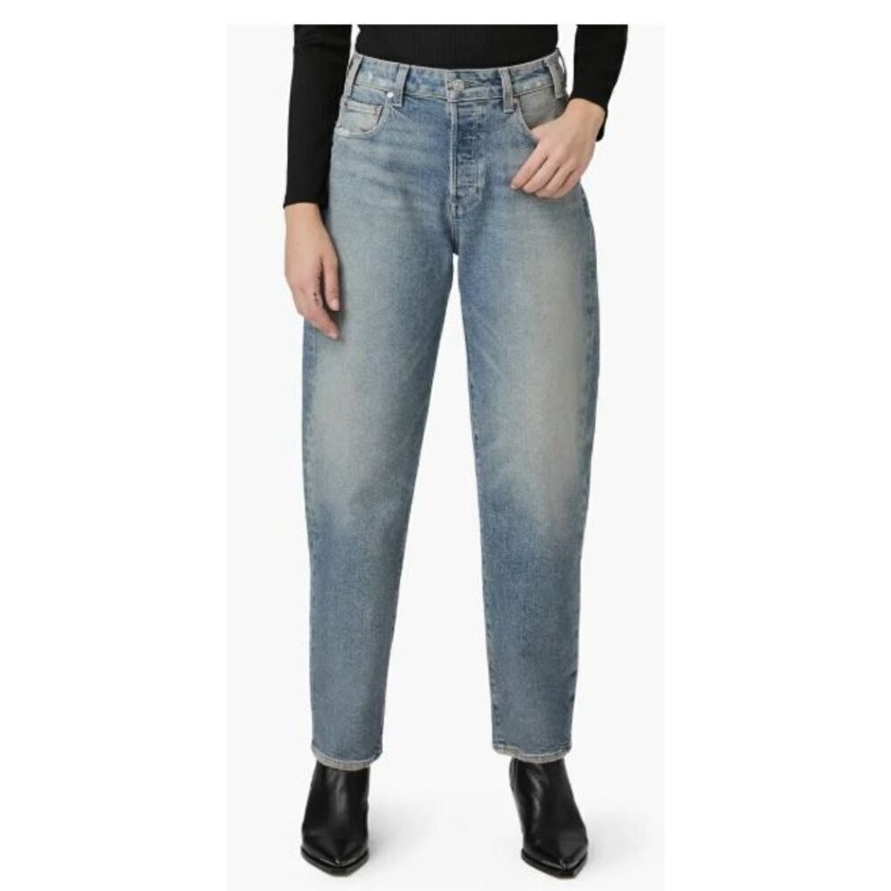 Paige Vintage Womens Alexis High Rise Distressed Ankle Barrel Jeans Sz 30 New - Picture 3 of 14